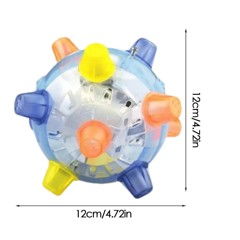 Interactive Auto-Bouncing Dog Ball with Lights & Sound