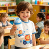 Botella de Agua de Acero Inoxidable Aislada para Niños con Pajita
