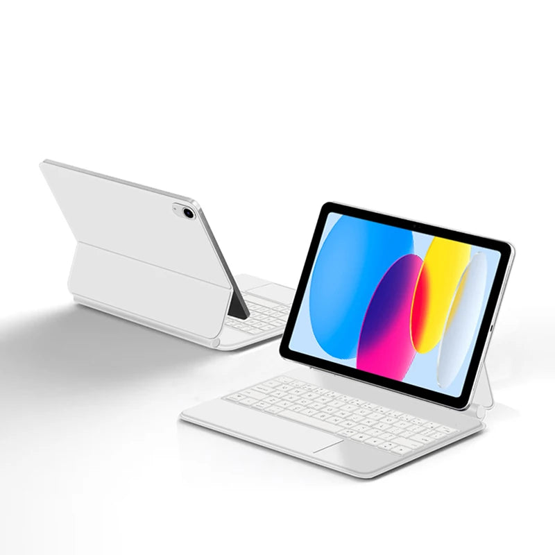 Bluetooth Keyboard Case with Touchpad for iPad Pro, Air & Standard Models