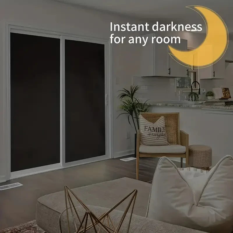 Self-Adhesive Blackout Window Film
