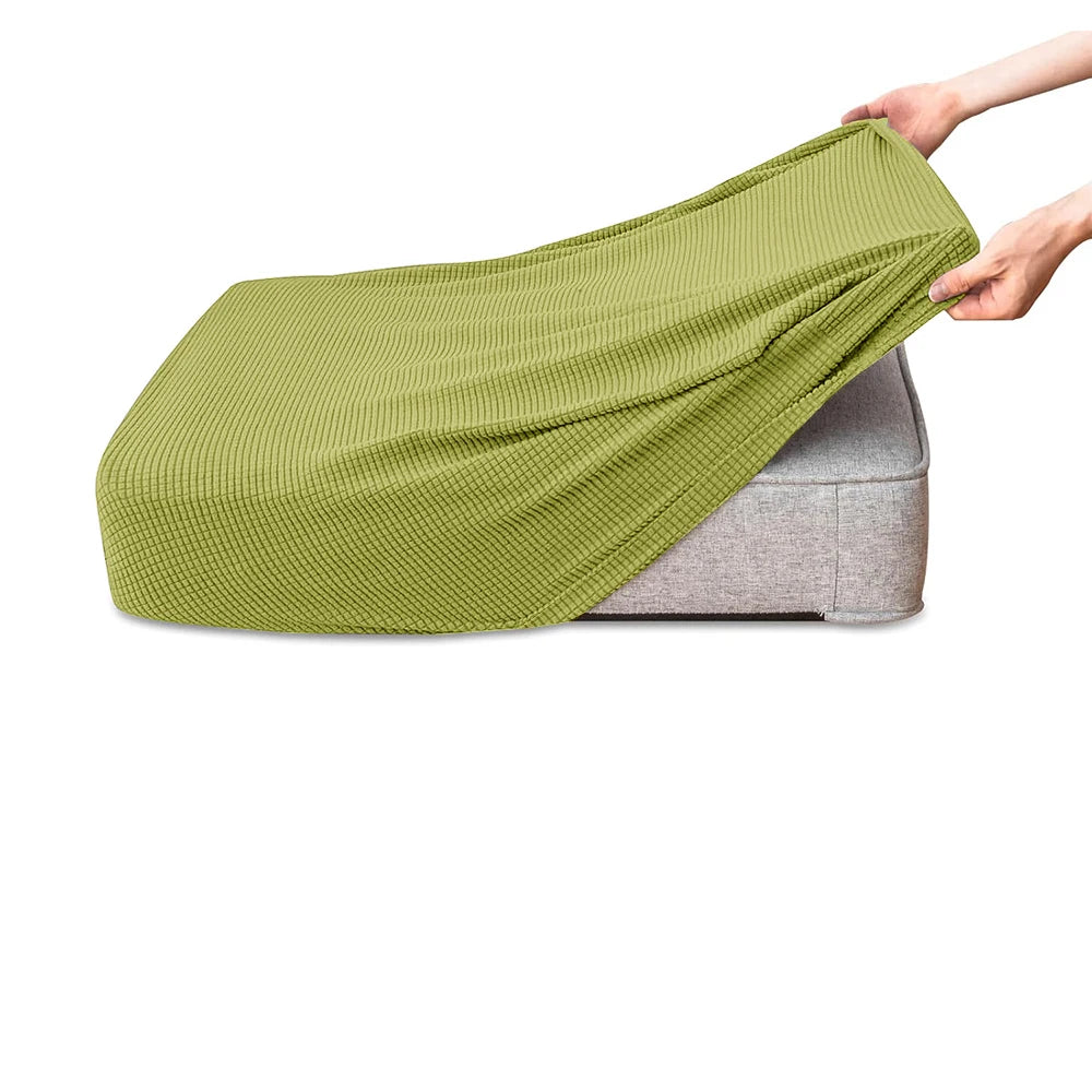 Stretchable Jacquard Sofa Cushion Covers with Anti-Slip Base