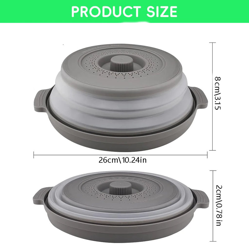 Collapsible Microwave Splatter Cover