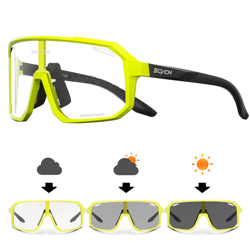 Photochrome Radsonnenbrille mit UV400-Schutz