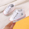 Classic Canvas First Walker Shoes for Babies with Star Print