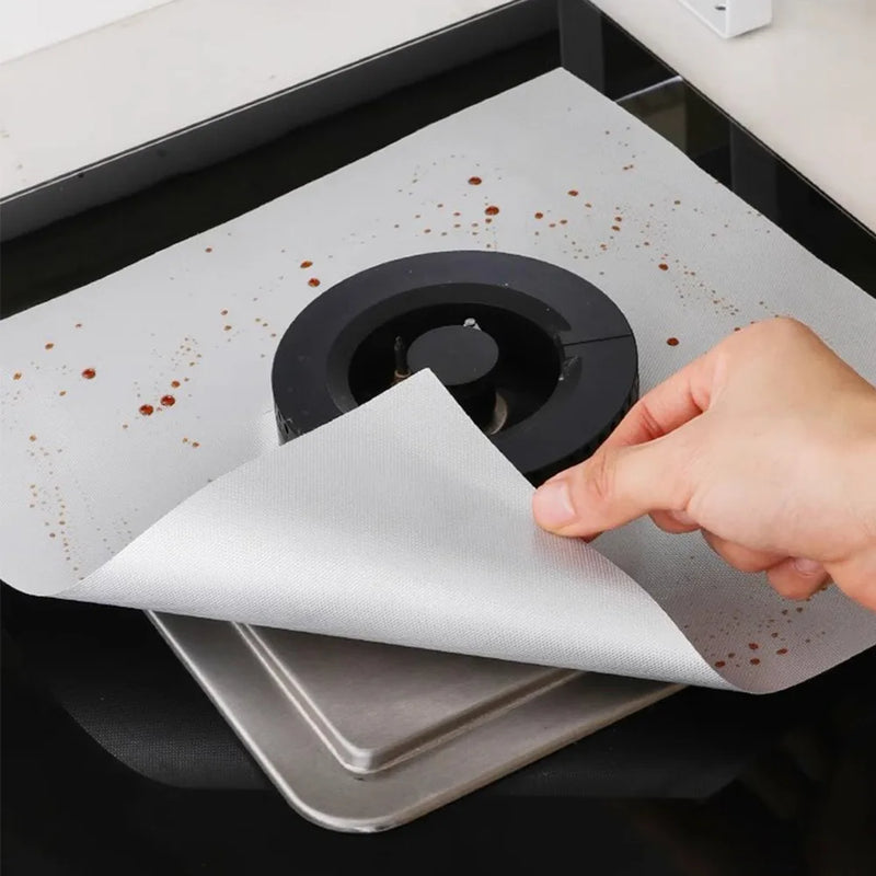 Square Heat-Resistant Stove Burner Covers