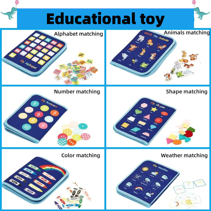 Montessori Transportation Busy Board for Toddlers