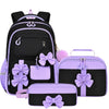 Cute 3-Piece Backpack Set for Girls with Lunch Bag & Pencil Case