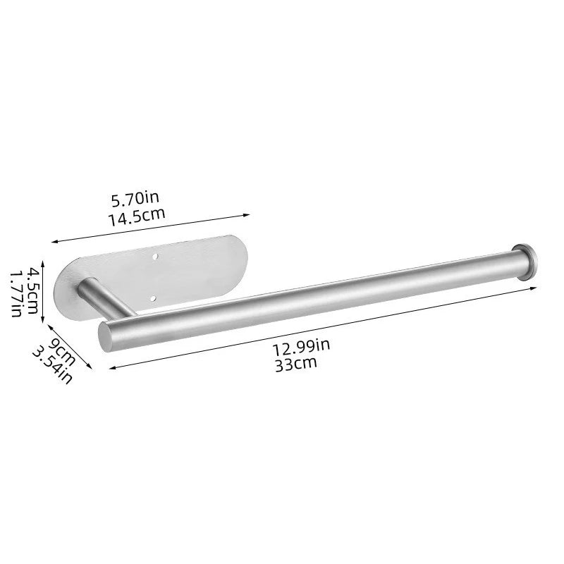 Adhesive Stainless Steel Toilet Paper Holder with Wall Mount