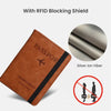 RFID-Blocking Travel Passport Wallet with Multiple Card Slots