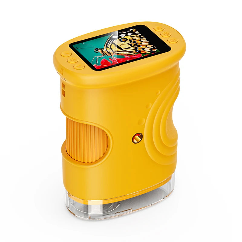 Handheld Digital Microscope for Kids – 2-Inch Screen, 200X-1000X Zoom
