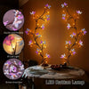 Willow-Reben-Lichter mit Schmetterlings-Akzenten