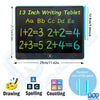 A 13 inch writing tablet displaying numbers and letters for drawing spelling and counting activities