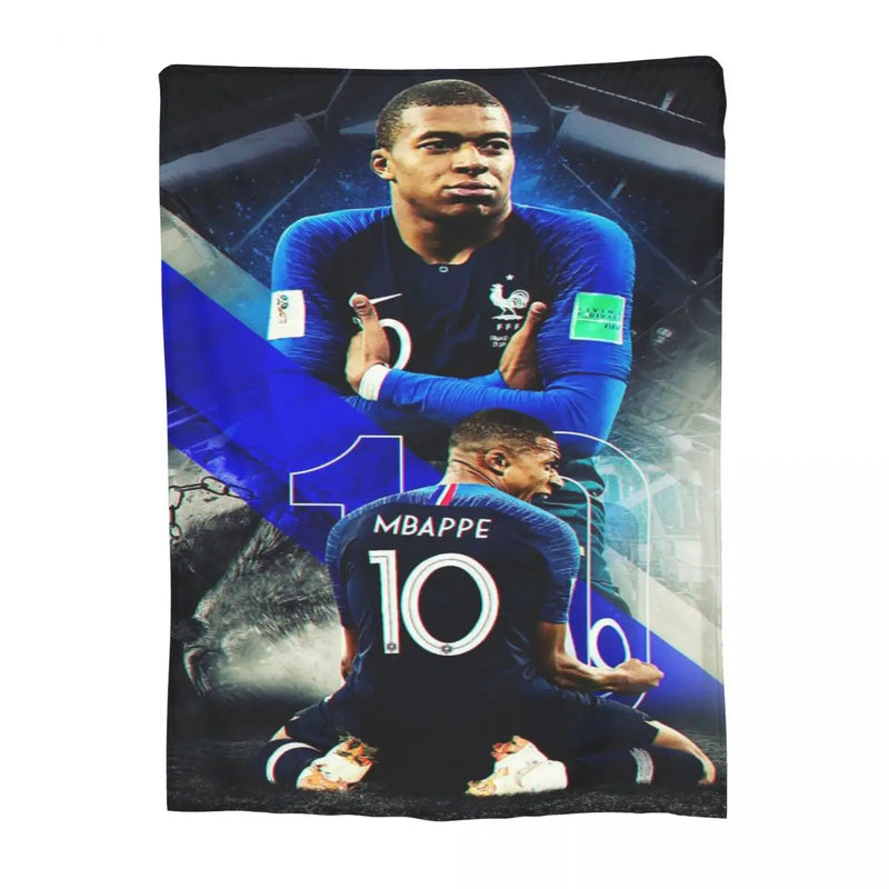 Manta de Fútbol para Fans de Mbappé