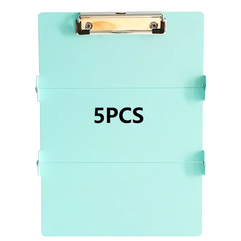 Foldable Aluminum Alloy Clipboard with Storage