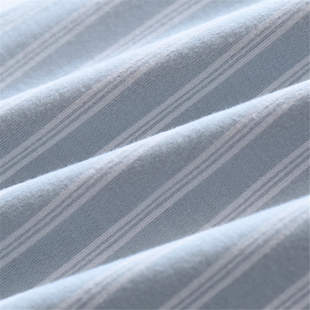 Pure Cotton Striped Baby Sleeping Bag with Split Legs