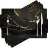 Floral Linen Placemats for Dining Table