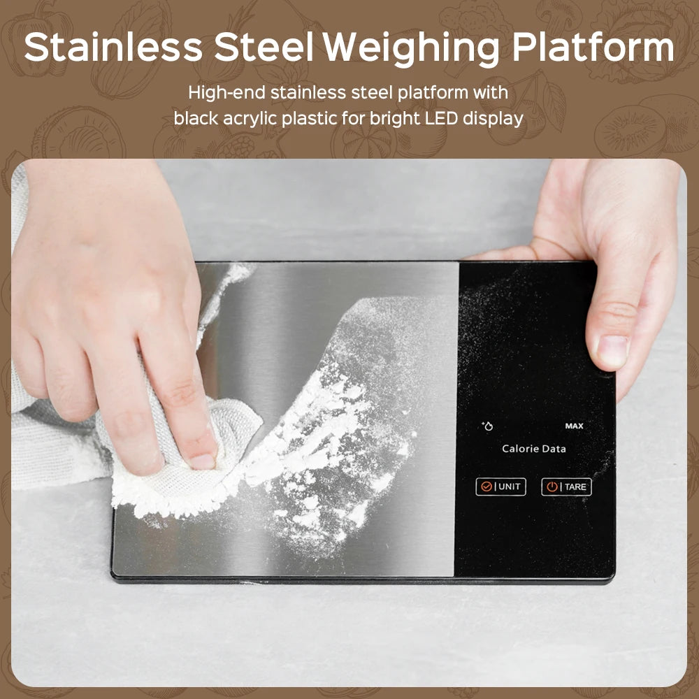Smart Nutrition Kitchen Scale with Bluetooth App