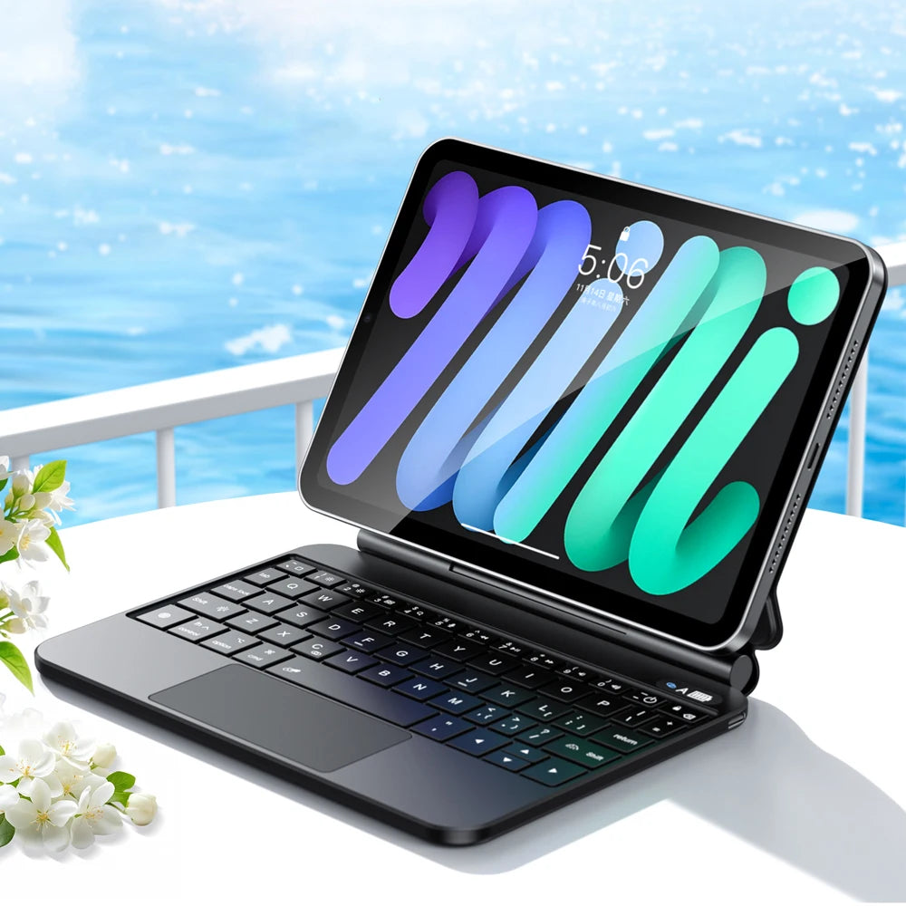 Backlit Keyboard Case with Touchpad for iPad Mini 6 & 7 (8.3-Inch)