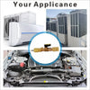 Dual-Size Refrigerant Valve Core Remover & Installer Kit with 10 Spare Cores
