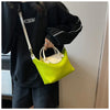 Vintage PU Leather Crossbody Bucket Bag