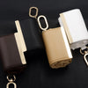 Large Canvas Tote Bag with Keychain Attachment