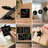 A set of rainbow scratch art paper and a wooden stylus for creative projects