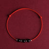 Handwoven Crystal Anklet with Natural Stone Charms