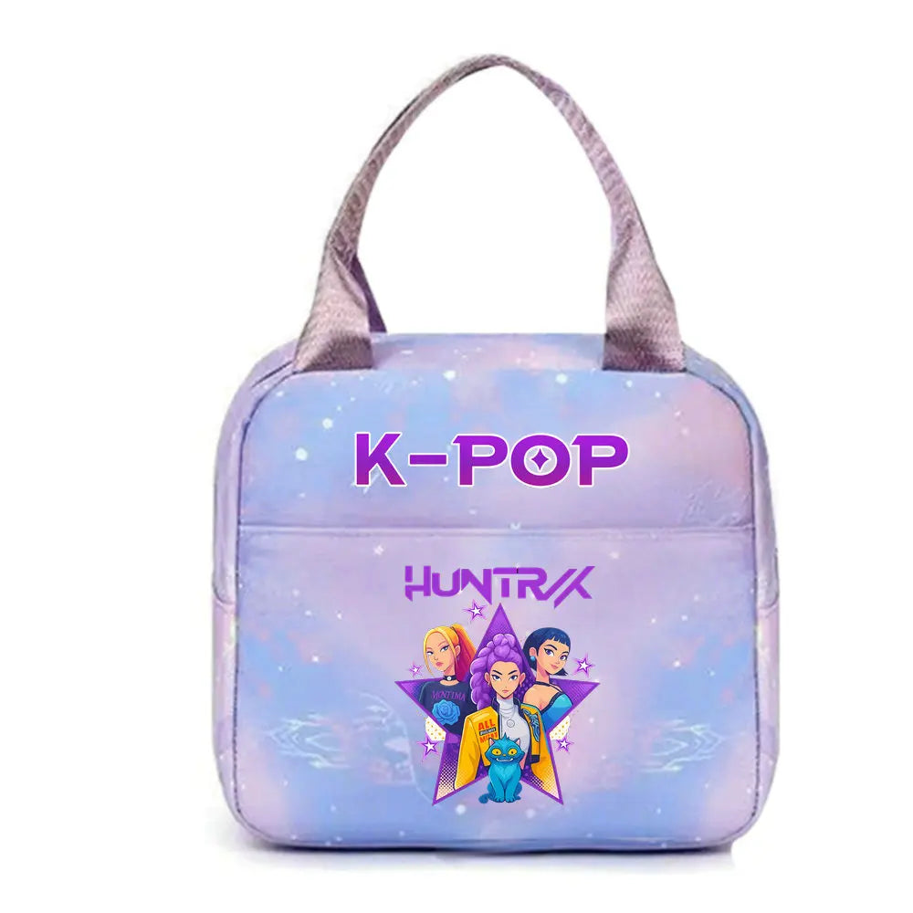 KPop Demon Hunters Insulated Lunch Bag with Shoulder Strap