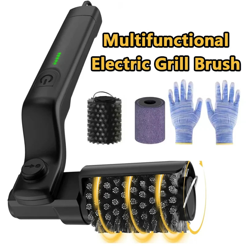Cordless Electric Grill Cleaning Brush