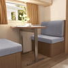 Stretch RV Dinette Cushion Covers with Water-Repellent Finish