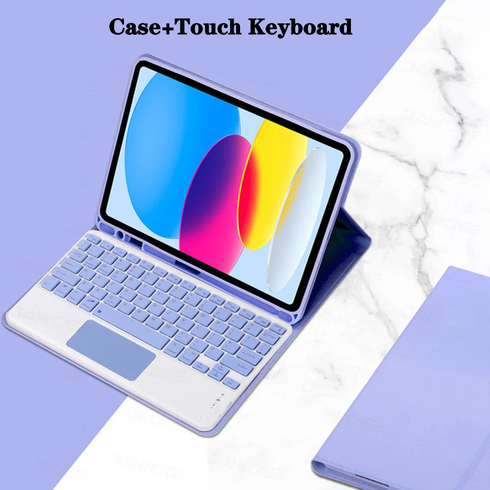Detachable Keyboard Case for iPad 10th Gen and iPad 11th Gen (A16)