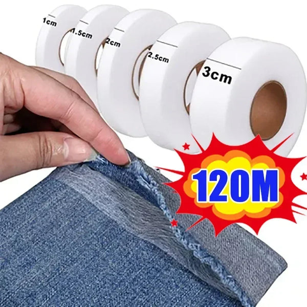 Double-Sided Iron-On Hem Tape for Fabric Repair
