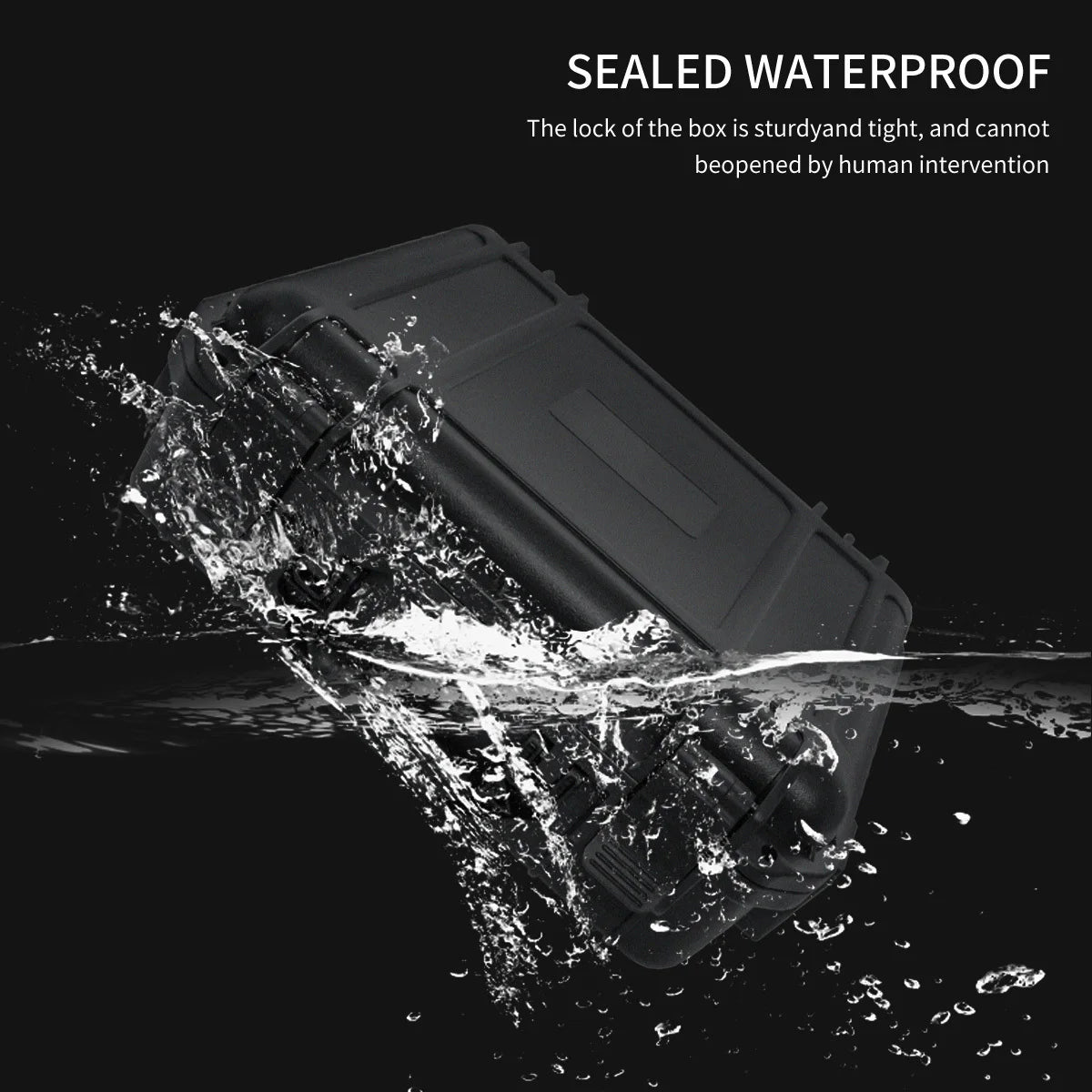 Waterproof Watch Storage Case with Protective Foam Inserts