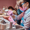 Pink Nitrile Disposable Gloves, Powder-Free