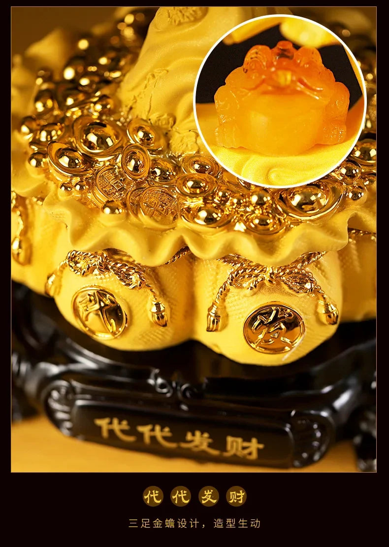 Golden Citrine Crystal Money Tree – Feng Shui Wealth Charm