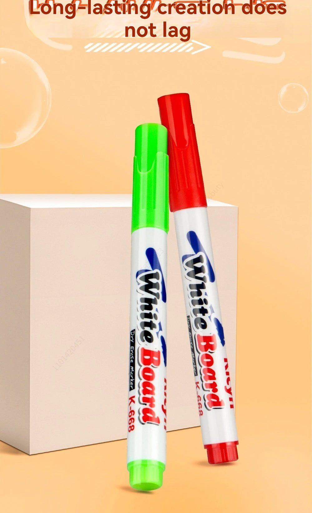 Erasable Whiteboard Markers for Glass, Ceramics & Office