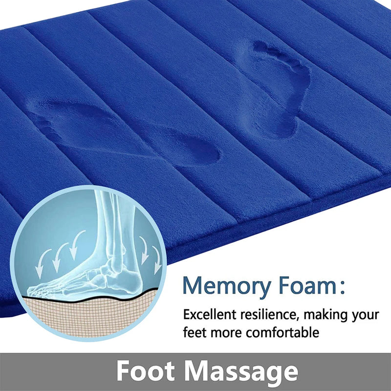 Memory Foam Bath Mat with Non-Slip Backing