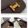 Korean Retro Square Crossbody Bag for Women – Compact Commuter Shoulder Bag