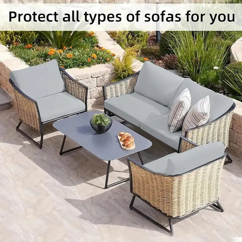 Elastic Sofa Seat Cushion Cover – Stretchable Slipcover Protector