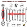 48-in-1 Universal Socket Wrench with 360° Rotating Head