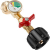 Propane Refill Adapter with Gauge