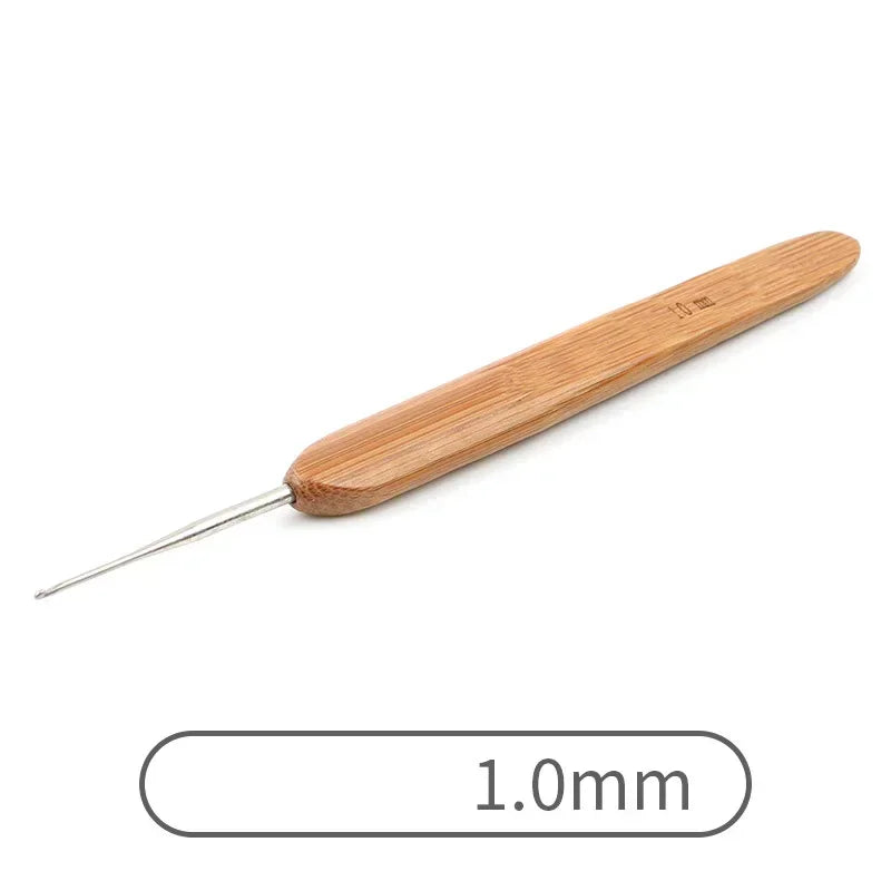 Bamboo Handle Crochet Hooks Set (0.5mm–6.0mm)