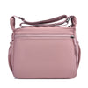 Bolso bandolera de nylon impermeable con múltiples bolsillos