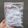A clear plastic bag containing 300 food grade oxygen absorbers, labeled as 100 pieces.
