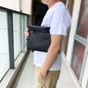 Men's PU Leather Clutch Bag with Cardholder and Zipper Pockets