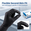 Black Disposable Nitrile Gloves (100-Pack)