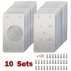Stainless Steel Cabinet Hinge Repair Plate