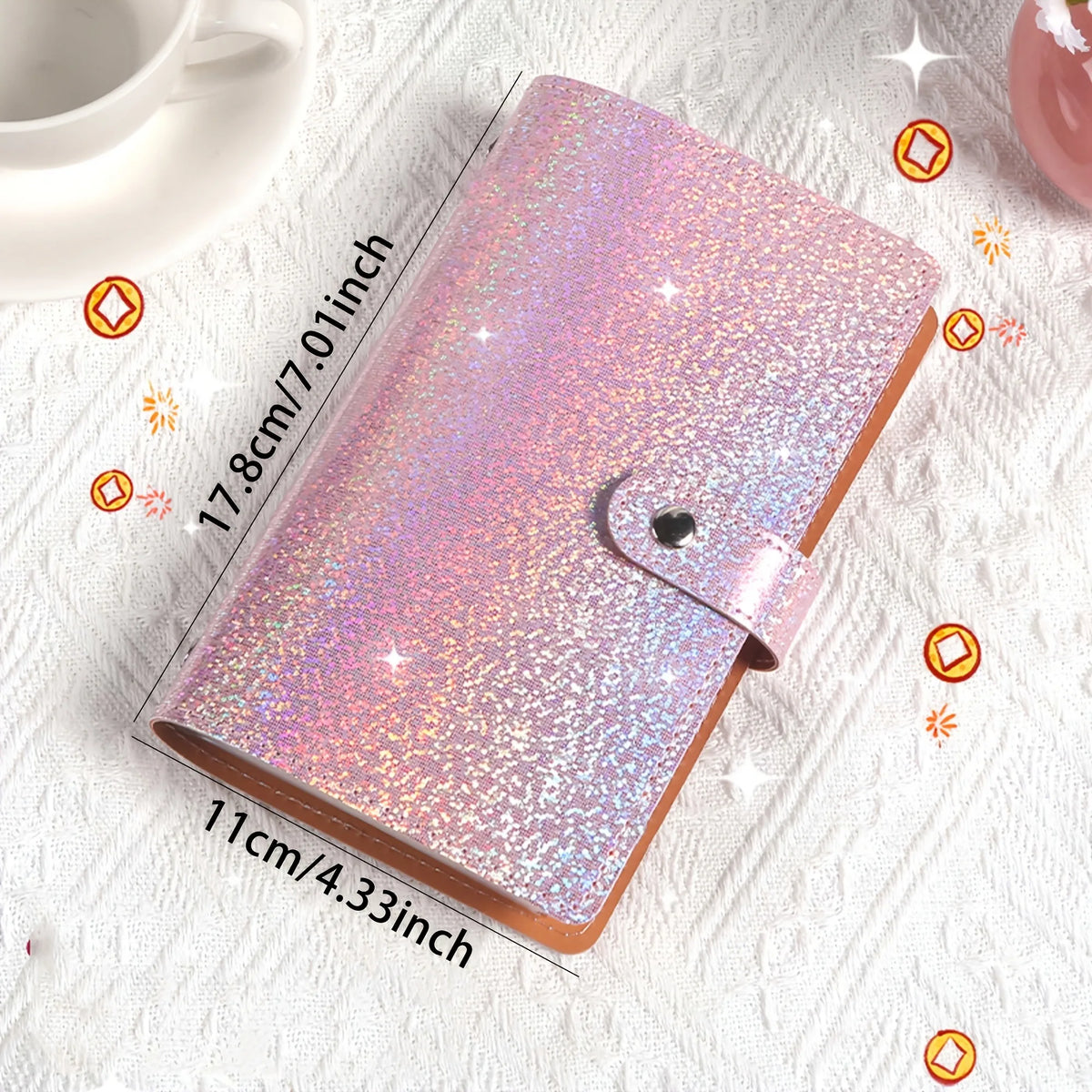 A6 Cash Organizer Notebook – 50 Pages, Holds 100 Banknotes