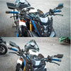 Universal Motorcycle Side Mirrors with Adjustable Winglets