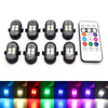 Rechargeable RGB Car Atmosphere Light with Remote